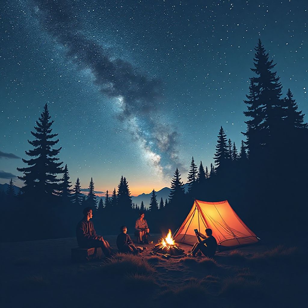 Stargazing Camp Adventure